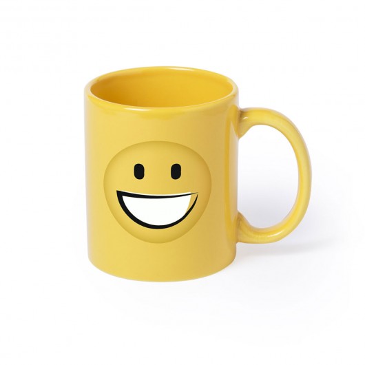 Emoji Coffee Mugs Wide Smile